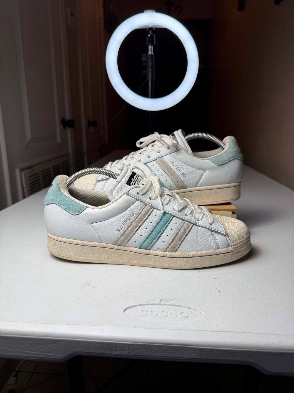 Adidas Superstar white trainers #sneakers #adidas Sz 10